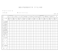 불용사유별총괄표(기계기구및비품)